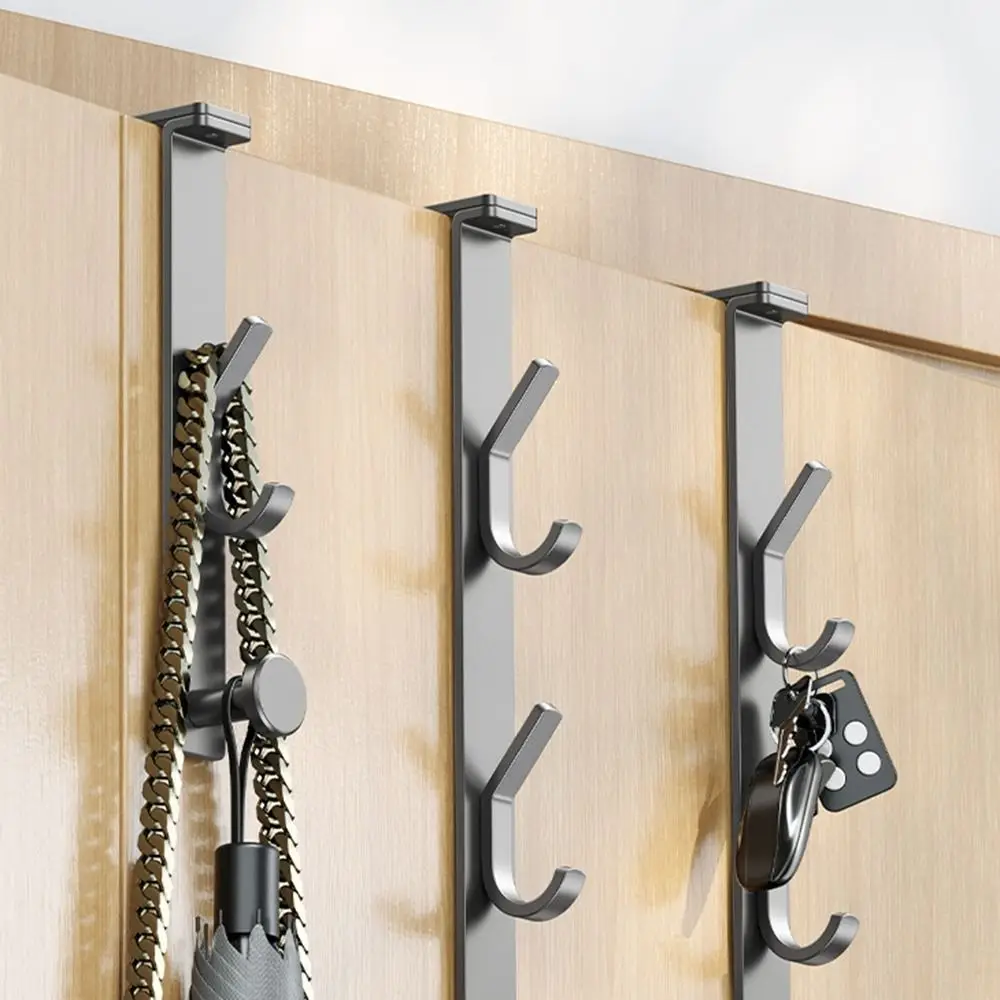 Adjustable Wall Mounted Door Hooks for Clothes and Bags