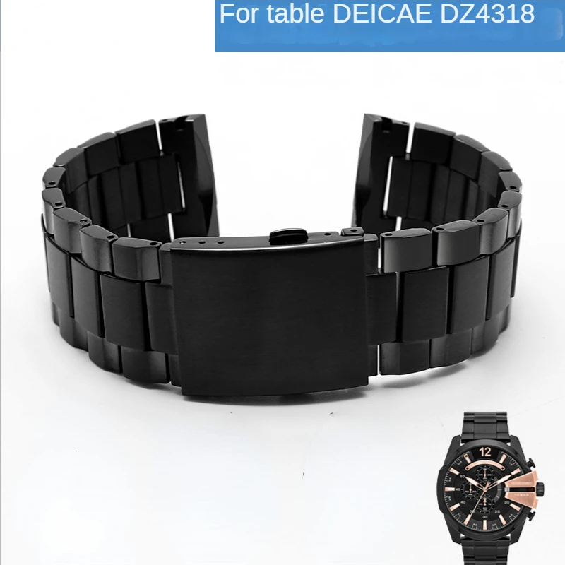 

Ремешок для часов Diesel Dz4318 Dz4323 Dz4283Solid из нержавеющей стали, водонепроницаемый милый удобный мужской браслет для наручных часов, 26 мм