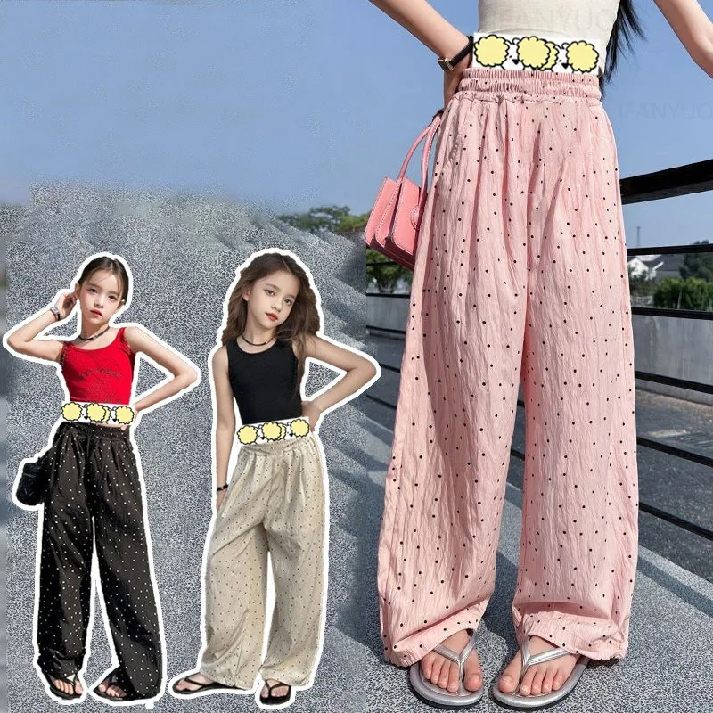 الفتيات الاطفال الصيف البولكا نقطة مستقيم الساق ال...