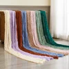 set of 6 Sand Cheesecloth Table Runner Gauze Semi-Sheer Boho or Rustic Wedding Table Decor for Wedding Decor Arch Bridal Shower 6