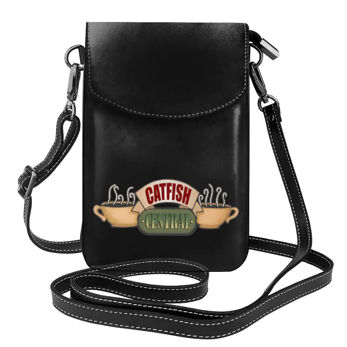 

Сумка на плечо с принтом «сома»