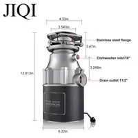 Food Waste disposer Kitchen Sink Garbage Shredder Food Crusher Dishwasher connected Water flow Turbocharged No clogging 110V220V 2
