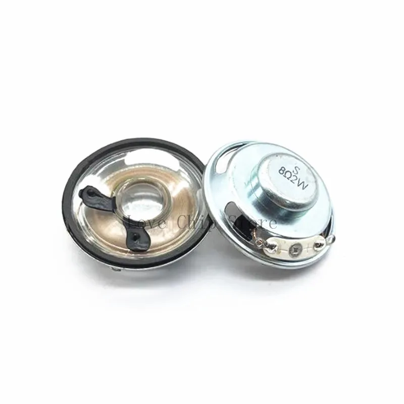 2PCS New Ultra-thin 1.5 Inch Waterproof Speaker 4 ohm 8 ohms 2/3 watt 2W 3W 4R 8R Diameter 40mm 4CM LoudSpeaker thickness 11MM