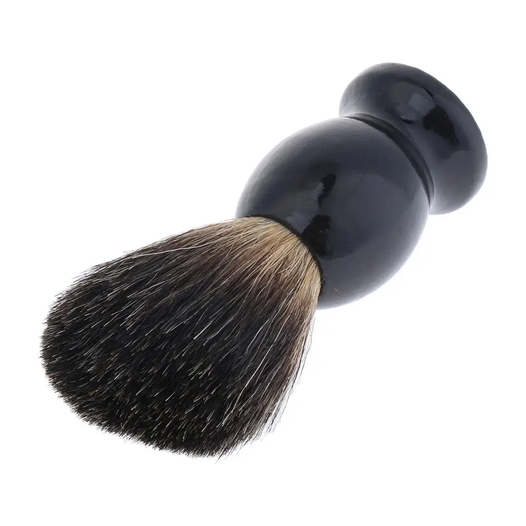 Luxury Mustache Beard Wet Shaving Brush Best Men Shave Gift Wooden Handle, Shaving Accessories