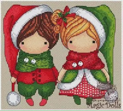 

Волшебная кукла рождественские наборы для вышивки крестиком наборы для рукоделия вышивка крестом Холст для рукоделия