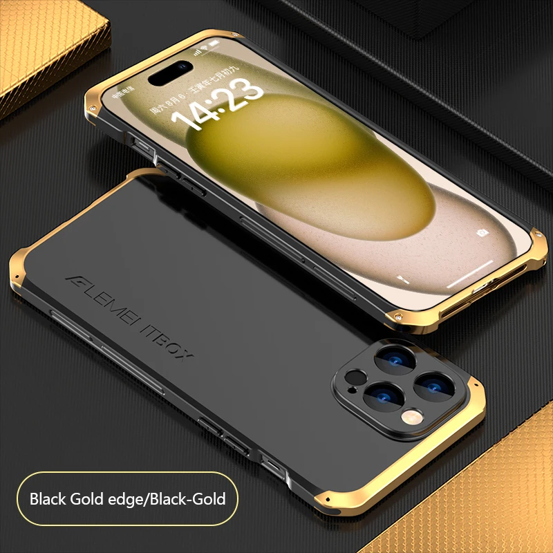 Premium PC+Alloy Metal Phone Case: Sleek and Durable Protection