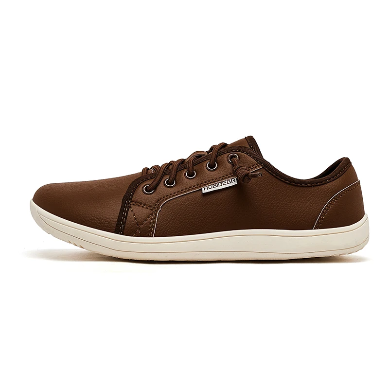 Unisex Barefoot Minimalist Leather Sneakers Fashion Slip On Shoes Leather Sneakers Leather Shoes