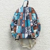 Wholesale Baby Kids Howdy Backpack Daypack Toddler Western Cactus Striped Outdoor Portable Children School Cow Print Bag 3