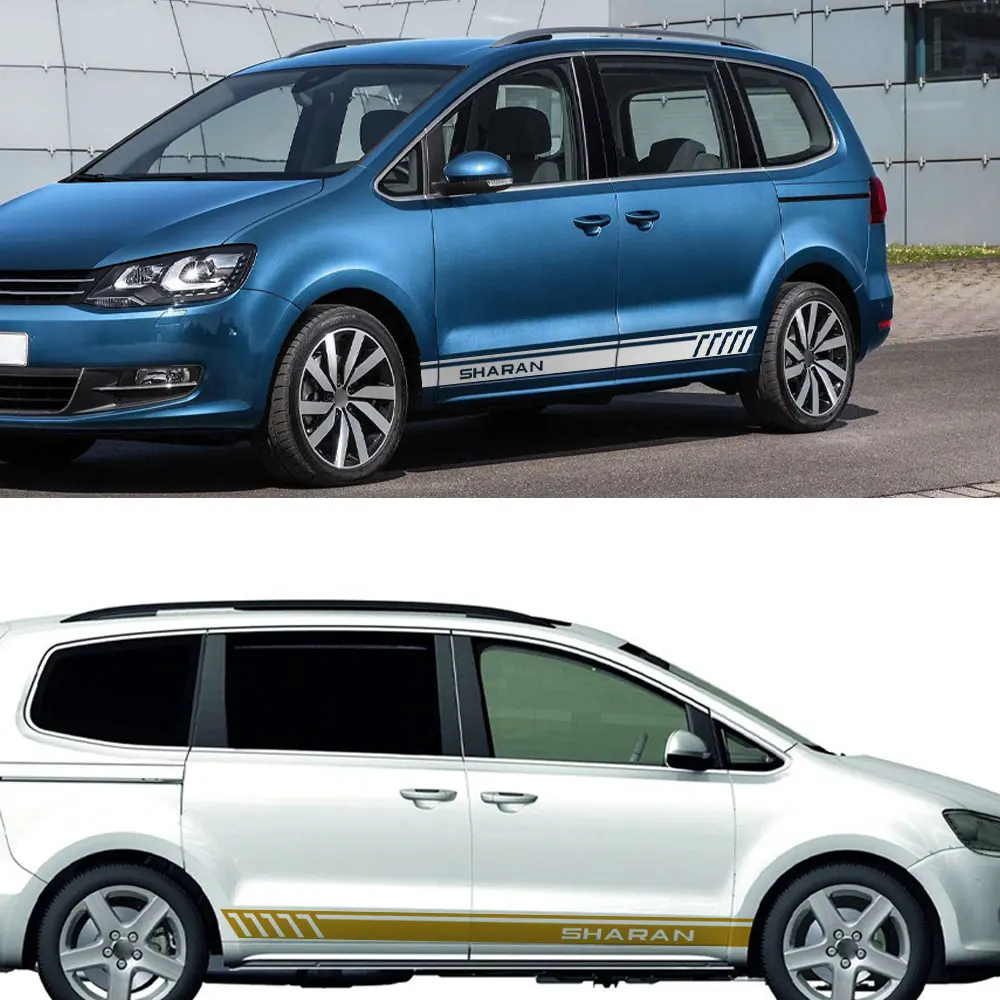 ◆ VW シャラン SHARAN 【 RGM ドアシルガード 】ドアステップ サイドシルガード　フォルクスワーゲン ◆ SHARAN用 RGM トランクガード (リアバンパープロテクター) カーボン調