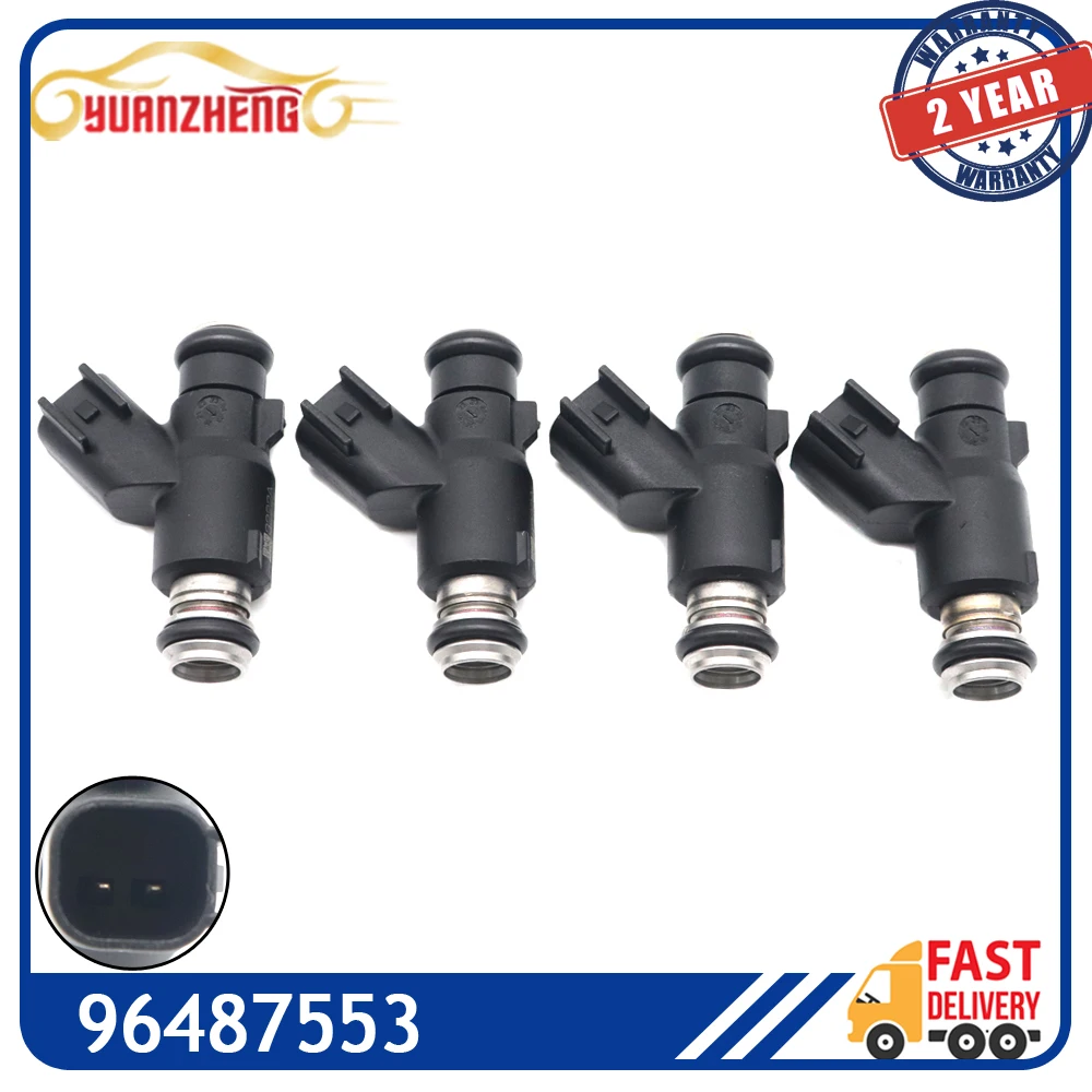 

4pcs/lot Car Fuel Injector Nozzle Fit For Chevrolet Aveo Aveo5 06-08 Pontiac Wave 05-08 Wave5 05-07 1.6L FJ1023 96487553