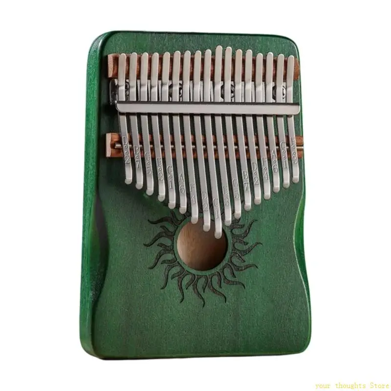 17/21 Keys Piano Thumb Piano Musical Instrument Gift for Kids and Adult 4XBB