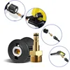 M22Quick Connect Adapter M22 14mm Connector for Karcher K2-K7 With Brass Washer Gun Hose Pipe Convert Tool Quick Release Adapter 1