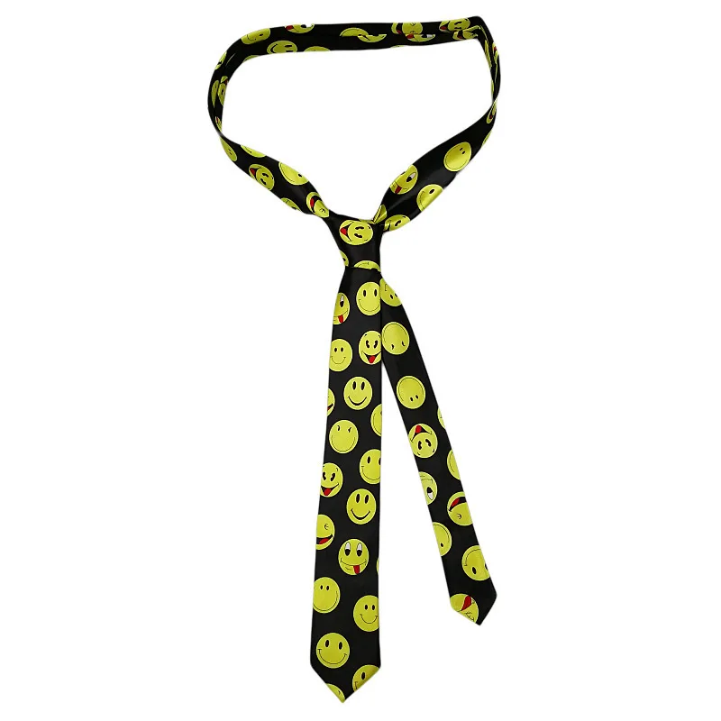 Classic Musical Notes Tie - Silky Narrow Necktie for Piano  Guitar Lovers