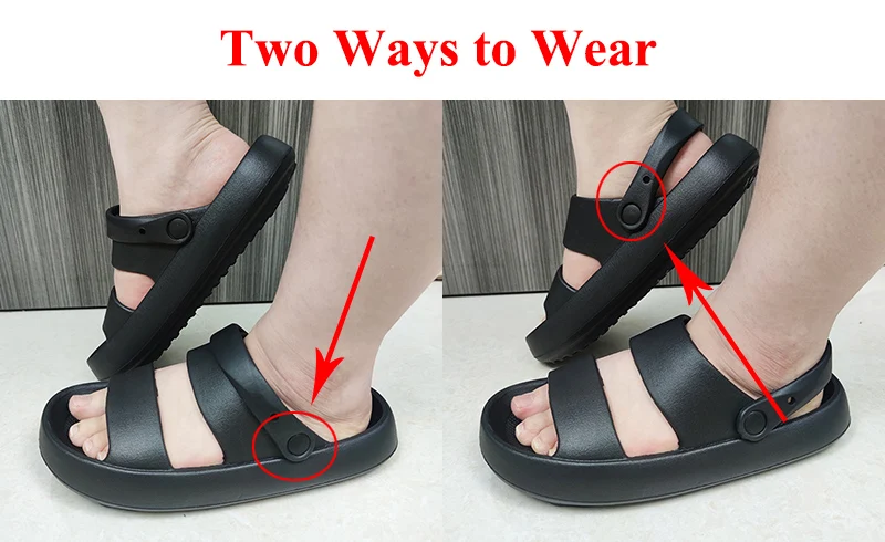 Sandalias de playa con plataforma para mujer - True Deals Club