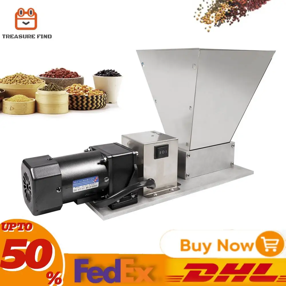 GrainMill220VElectricFeedMillwithHopperStainlessFood