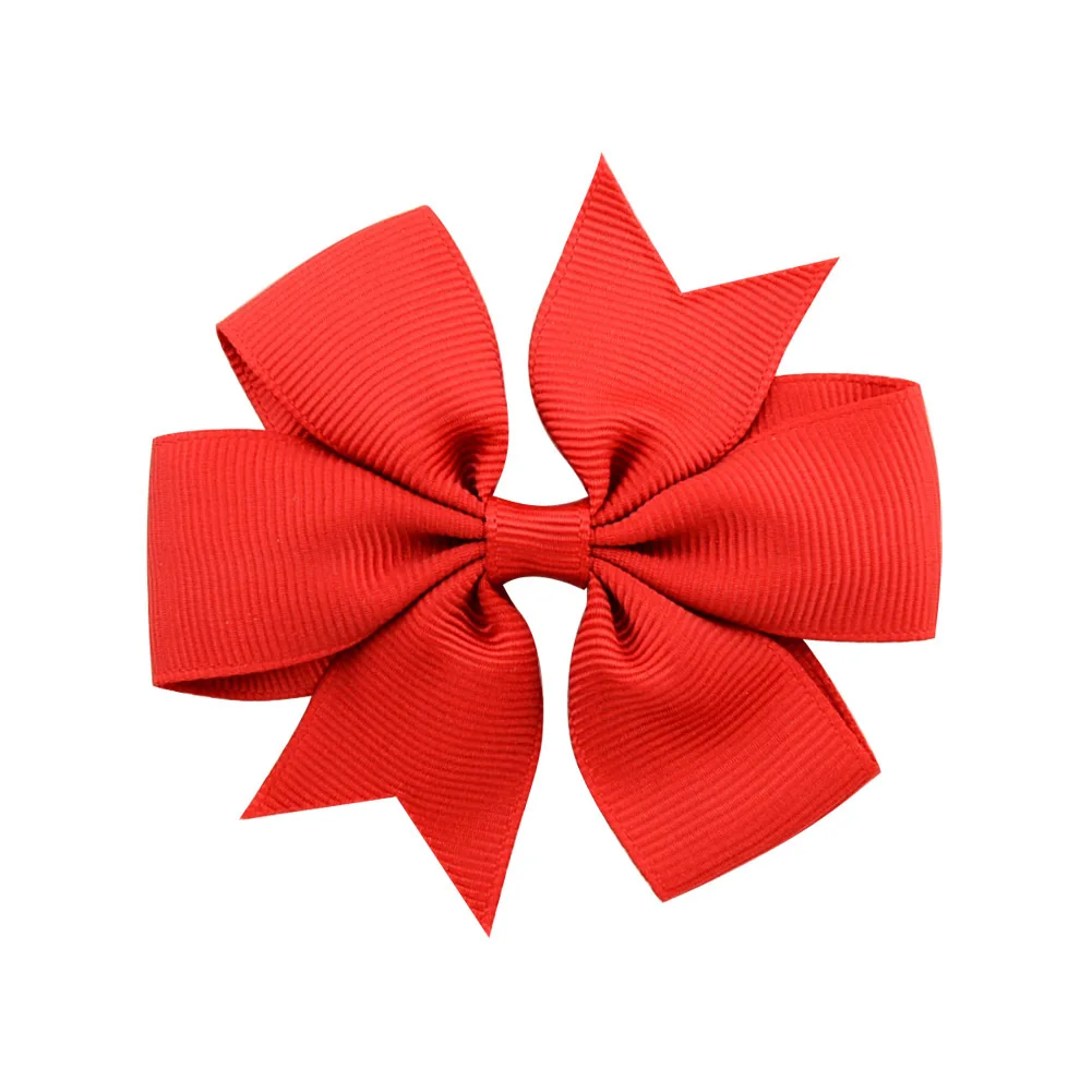 Vibrant Grosgrain Ribbon Hair Bows Clips