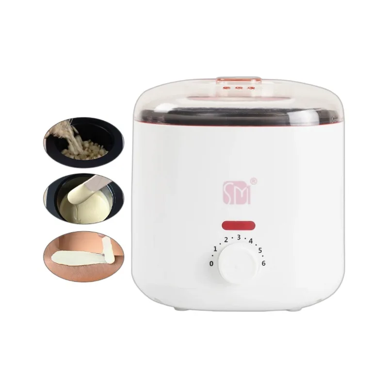 Waxing Machine 1PC Melt WaxerBeauty Wax Bean WarmerDouble Inner PotTear & Tear UnderarmsLegsFaceLimbsHair Removal Paste