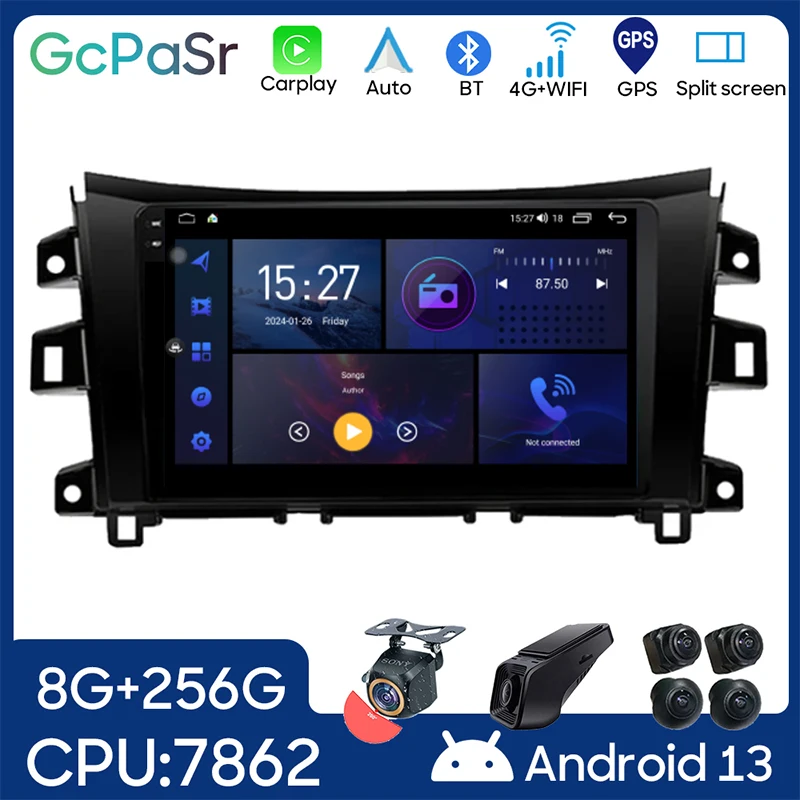 

Car Android For Nissan NAVARA Frontier NP300 2011-2018 Auto Radio Stereo Multimedia Player Navigation Carplay QLED NO 2din DVD
