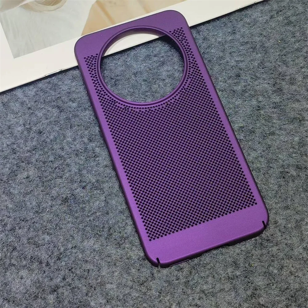 Ultra-Thin Matte Hard Phone Case with Breathable Mesh Design