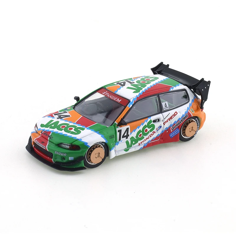 XCARTOYS POP RACE 1/64 PANDEM Civic EG6- Metallic Cars Alloy Motor