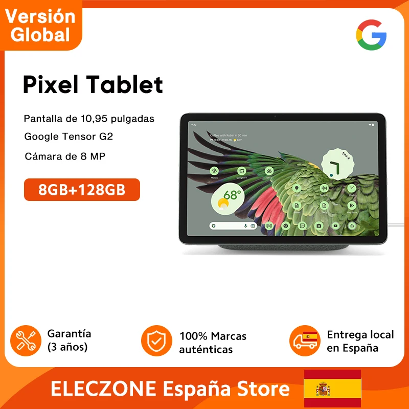 Tablette tactile - Google Pixel Tablet WiFi Blanc 8Go 128Go 10.95” LCD  Google Tensor G2 Bluetooth v5.2 - Cdiscount Informatique