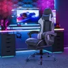 Gaming Chair, Computer Chair with Footrest and Massage Lumbar Support, Ergonomic High Back Video Game Chair with Swivel Seat 6