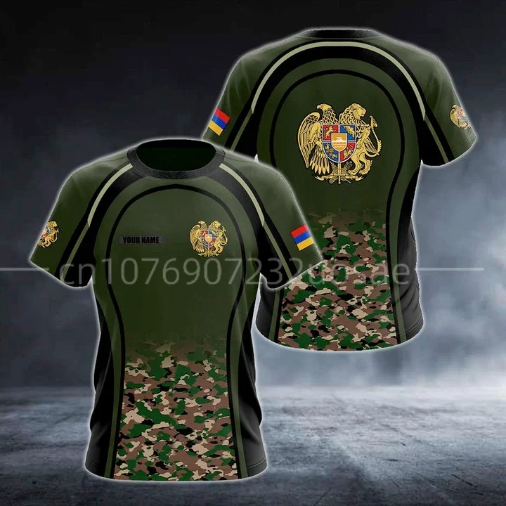 Armenia-Flag-Coat-of-Arms-Graphic-Tee-Summer-Casual-Pullover-Men-s ...