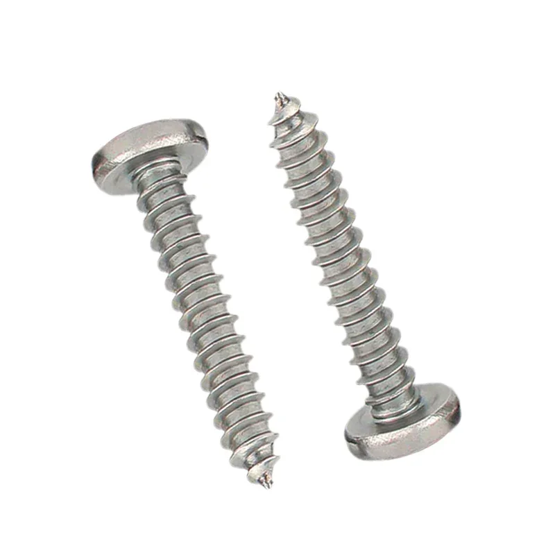 M1 M1.2 M1.4 M1.7 M2 M2.3 M2.6 M3 M3.5 M4 M5 M6 Stainless Steel 304 Cross Phillips Pan Round Head Self Tapping Screw self tapping screw