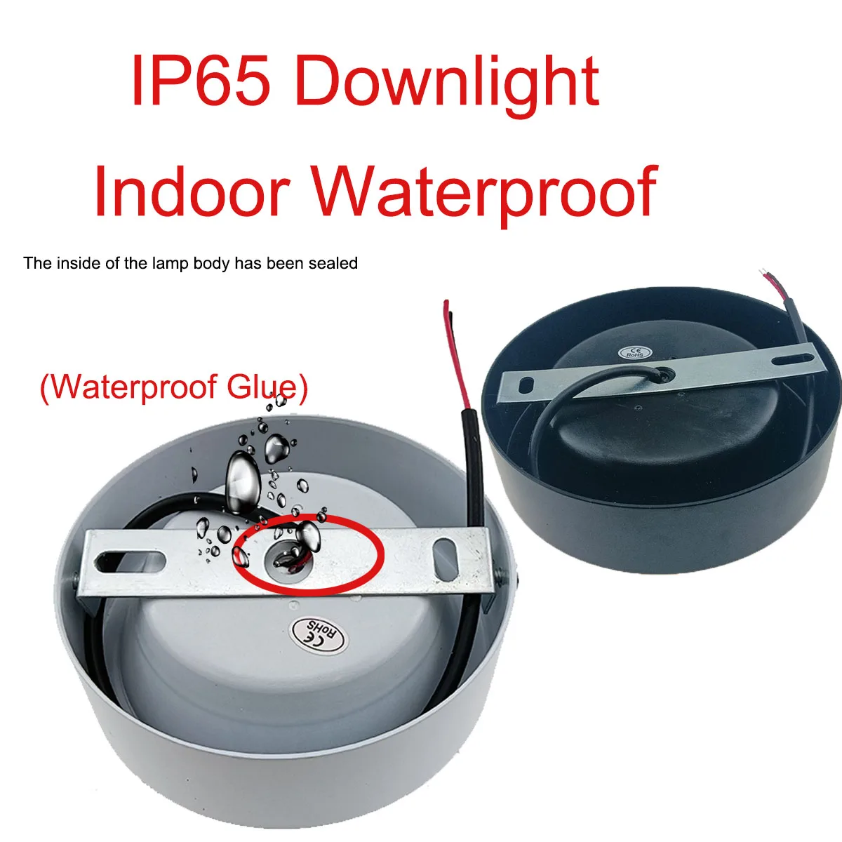 220V IP65 IP66 Outdoor Waterproof IP67 Ultrathin Surface Mounted LED Downlight 7W 9W 12W 15W Porch Spot Light Ceiling Wall Lamp
