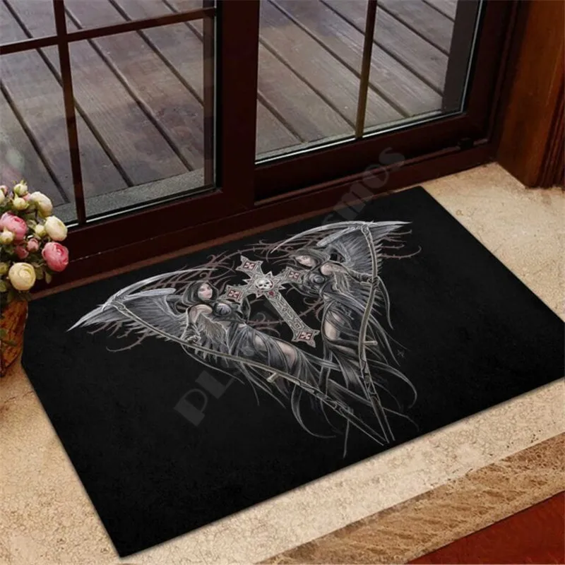 

Jesus Cross Doormat Non Slip Door Floor Mats Decor Porch Doormat