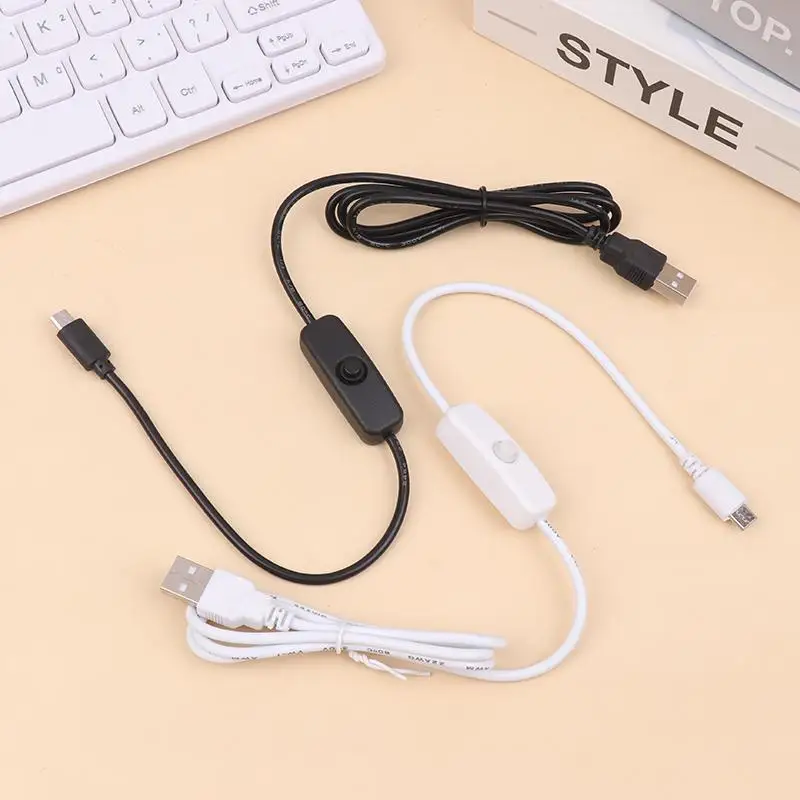 [F] USB 연장 케이블(온오프 스위치 포함) USB 램프용 연장 케이블 USB 팬 LED 스트립 램프 전구 조명용