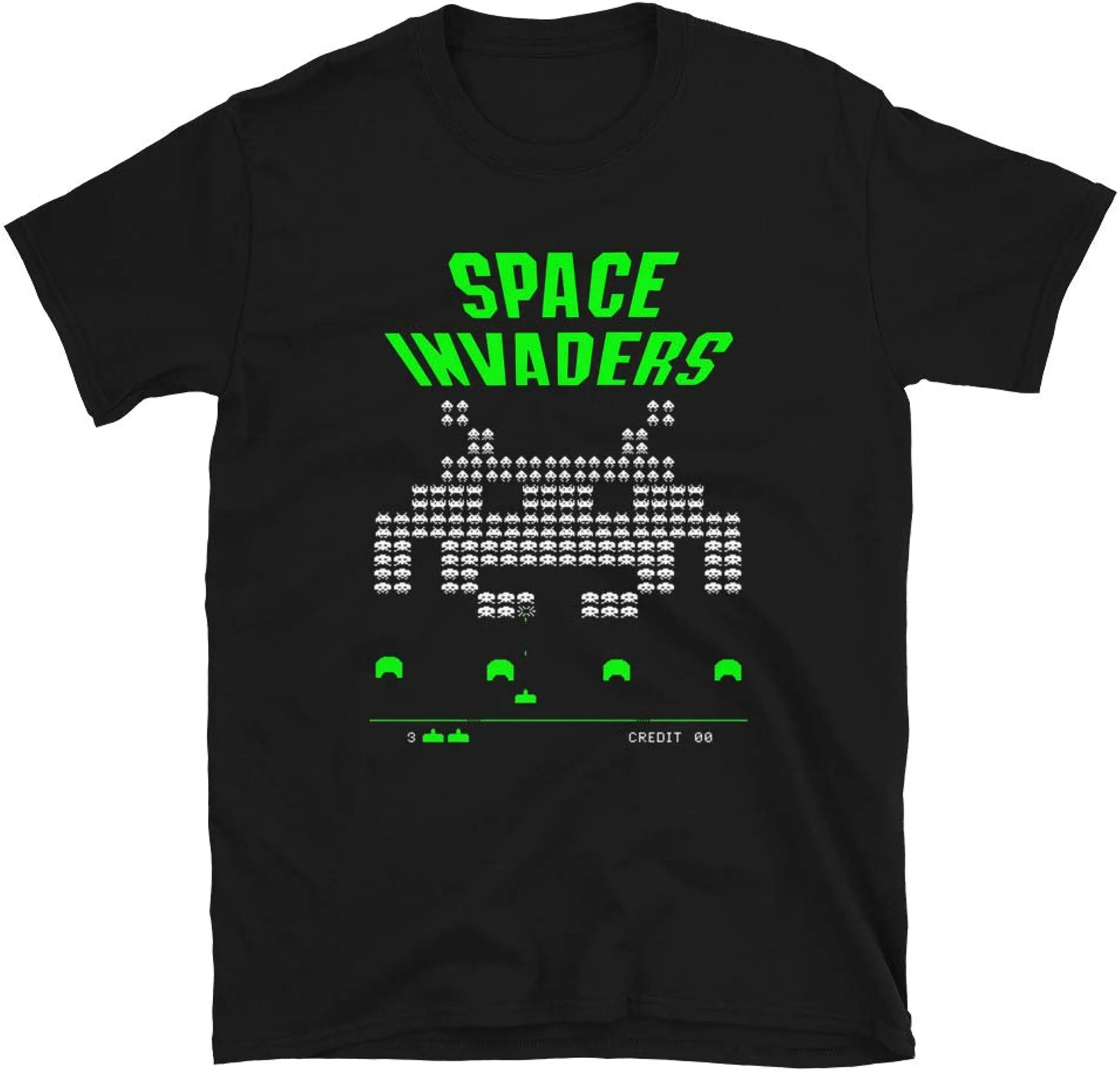 Retro 80s Arcade Alien Invasion Gamer T-Shirt