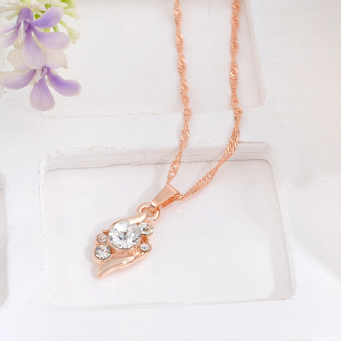Crystal Zircon Jewelry Sets 3