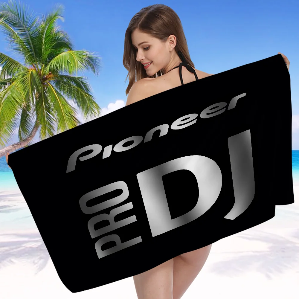 Pioneer Dj Pro Music Beach Towels Shower Towel Sauna Travel Spa Microfiber Quick Dry Gym Accessories Cute Room Decor 5