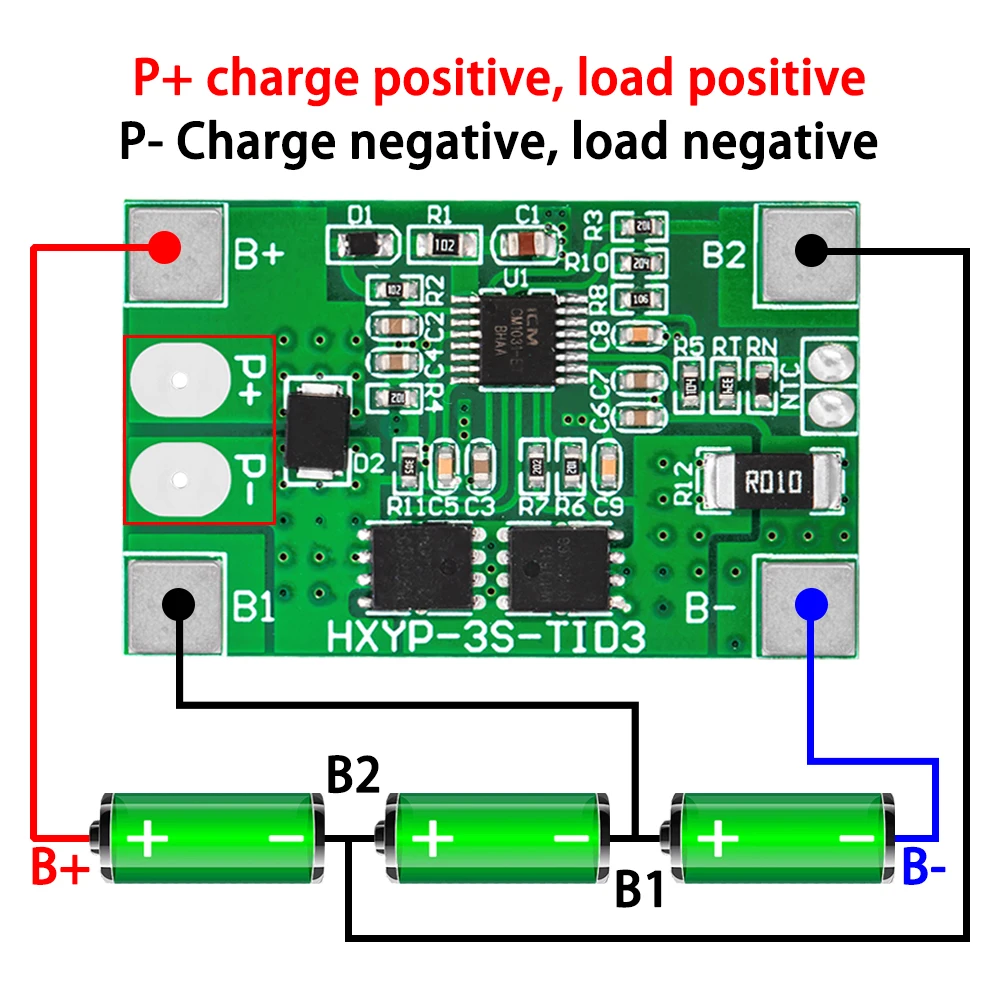 5 Piezas - Placa De Protección BMS 1S 10A Para Baterías Li-Ion 18650 (4.2V, Con Protección Contra Cortos Y Sobrecarga