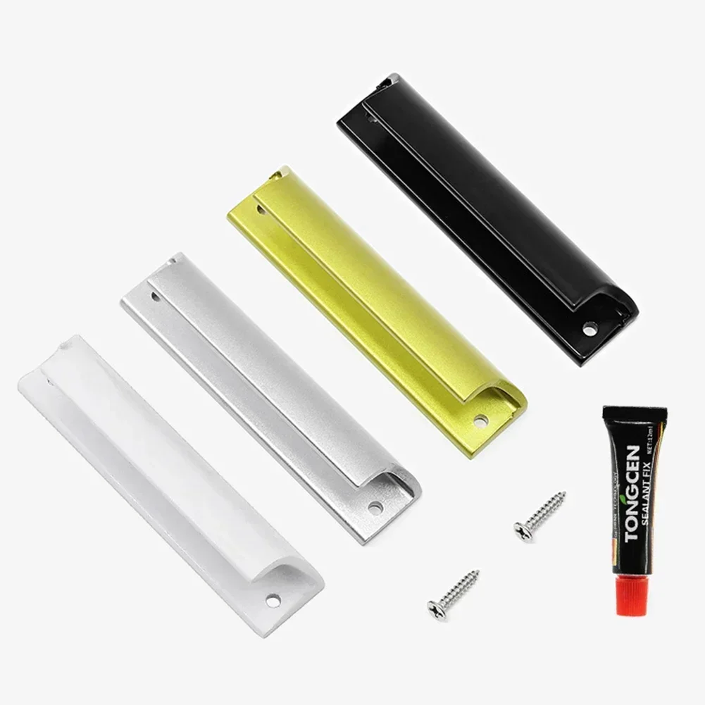 Aluminum Alloy Door Handle Sliding Door Metal High-Strength Handle Balcony Gate Window Pull Wardrobe Cabinet Cupboard Pulls Knob door handles cabinet handles