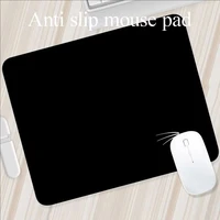 Mouse Pad Gaming Esports Mouse Pad Universal Desktop And Laptop Computer Simple And Pure Black Office Rubber Small Anti Slip Pad 1