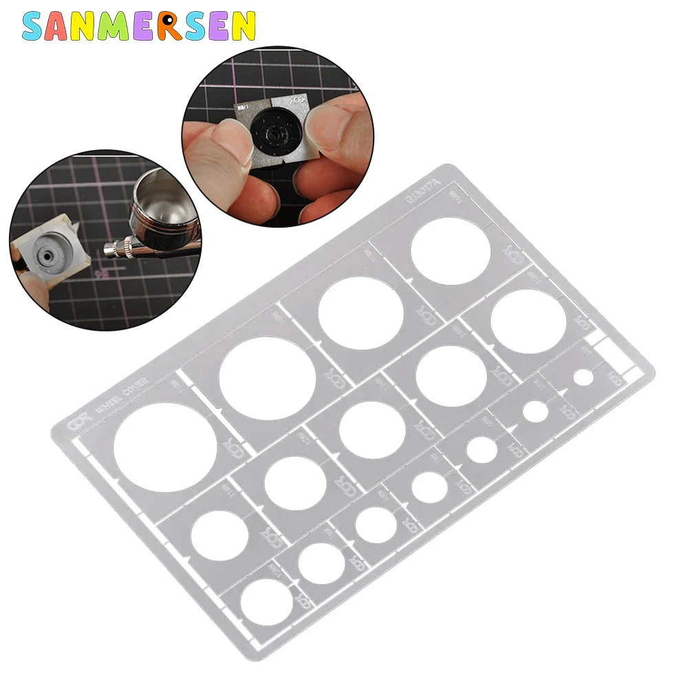 Model Spray Masking Paint Stencil Template For Tank Wheels & Tires Vehicle Tire Masking Template Spray Painting For Model Tank
