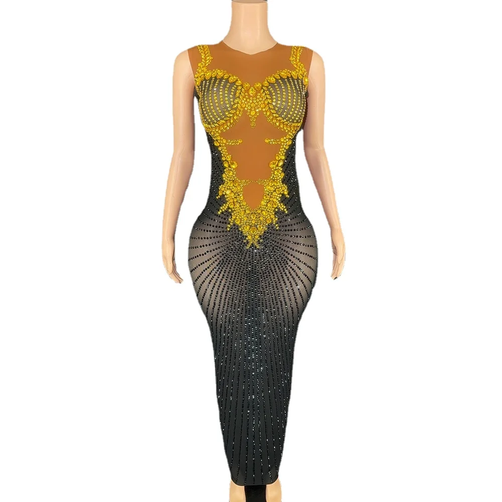 slim fit dress slacks Sexy Black Girls Birthday Dresses Gold Rhinestone Feathers Mini Cockta   formalgowns