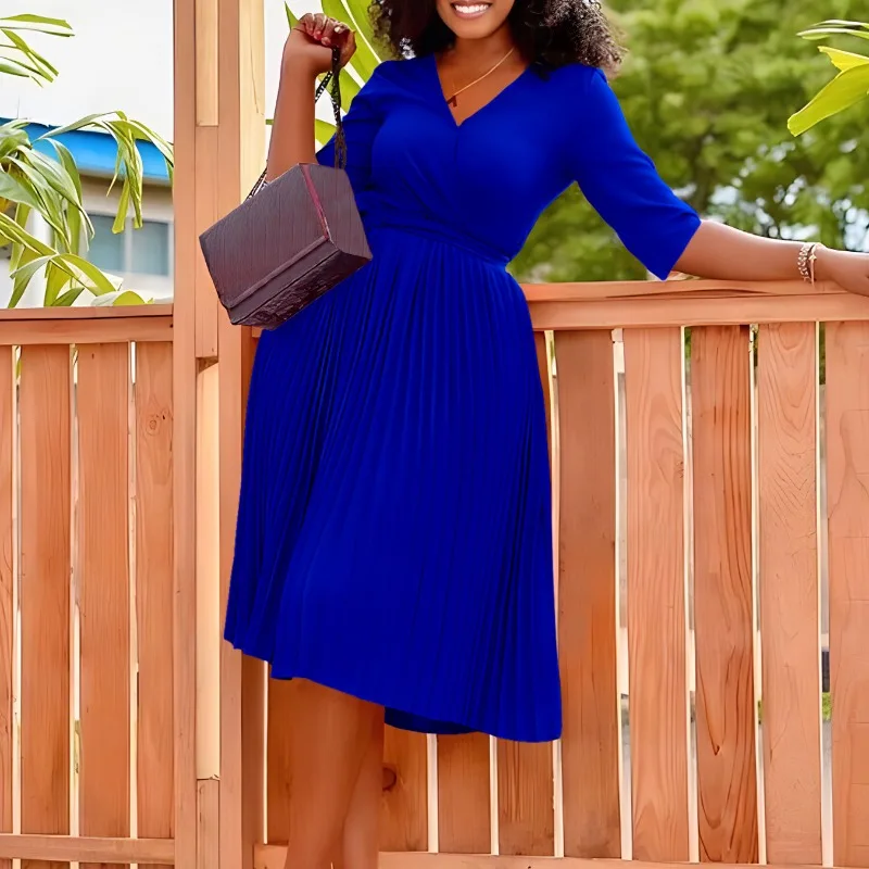 Рисунок 6 - Женское офисное платье с оборками