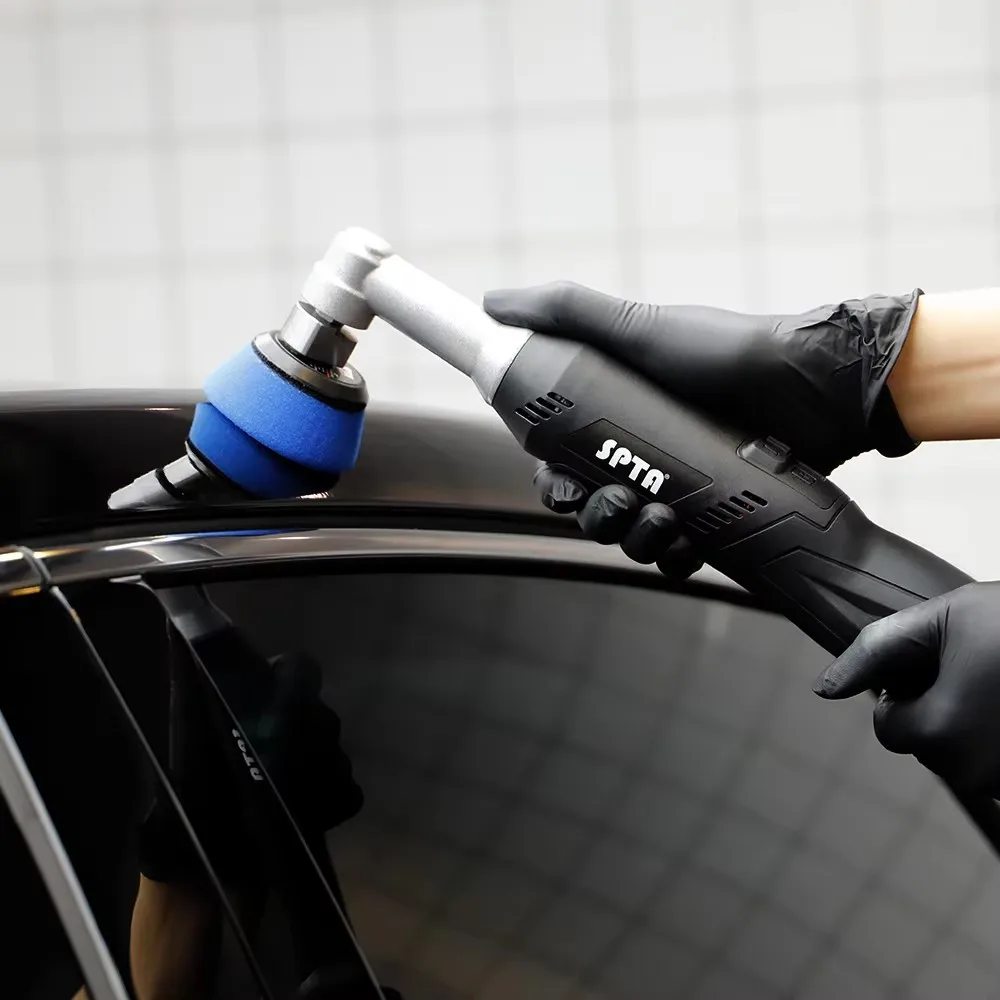 SPTA Cordless Mini Car Polisher 12V Micro Cordless Scratches Killer RO/DA Mini Car Polisher for polishing Sanding and Cleaning car polisher,automotive orbital sander