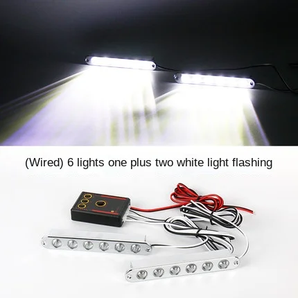 Led Car Suv Motorcycle Flashing Firemen Automobiles Strobe Warning Police Light Ambulance Emergency Flasher Drl Dayrunning Light