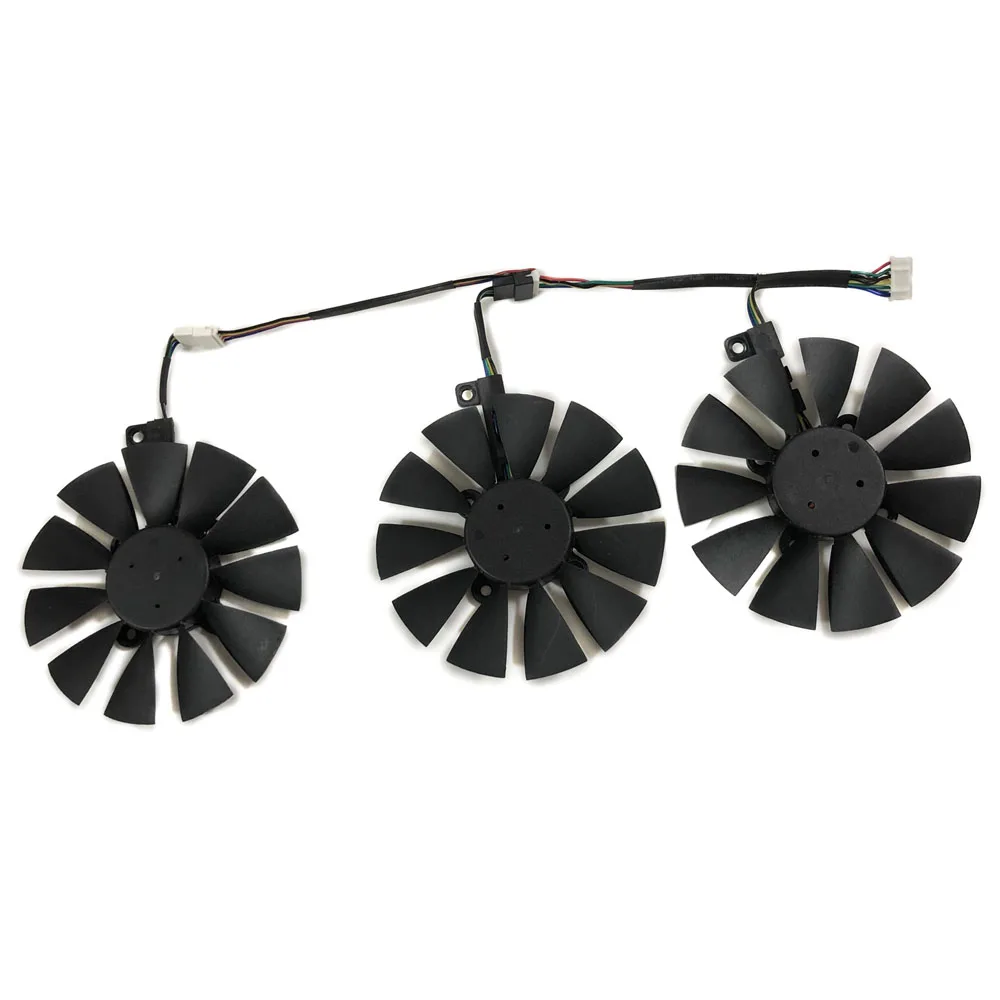 3 Pz/Set Gpu Cooler,T129215Su,Pld09210S12Hh,Ventilatore Per Schede Grafiche,Per Rog-Strix-Gtx 1080Ti-11G-Gaming,Per Asus Rog Strix-Gtx 1060-O6G-Gaming