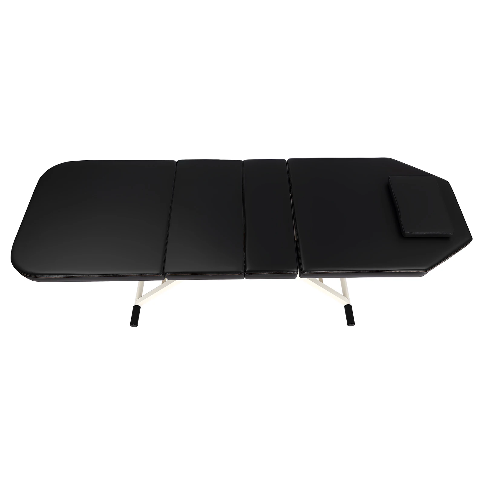 Tragbarer Klappbarer Spa-Stuhl Schwarz 3-fach Faltbare Massageliege Tragfähigkeit 200-250kg PU Für Krankenhäuser, Schönheitssalons, Spa – Detail 17