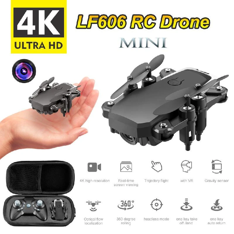 Lf606 2.4g Rc Drone Con Cámara 4k Mini Drone Lf606 2.4g Rc Drone Con Cámara 4k Mini Drone