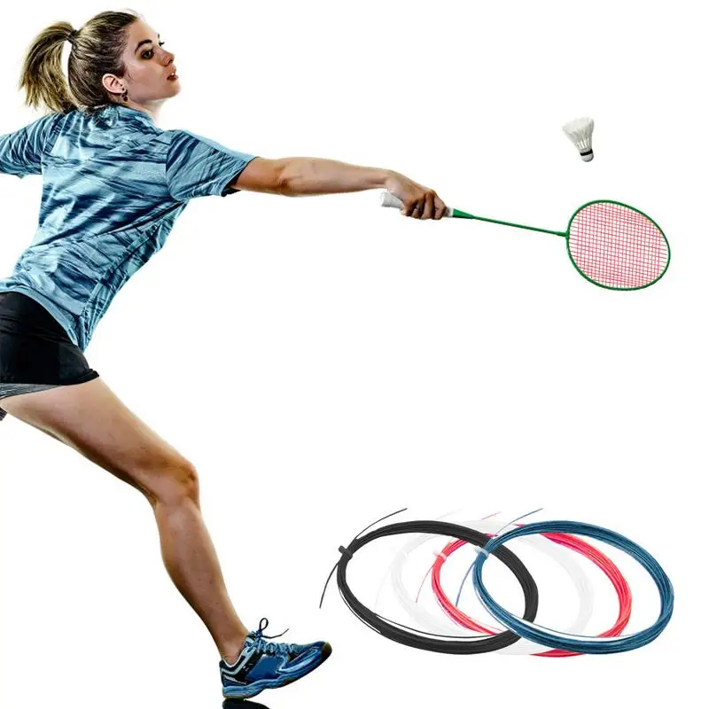 

0.7mm Badminton Racket String High Elastic Badminton Racket String Durable High Flexibility Racquet String Selected Badminton