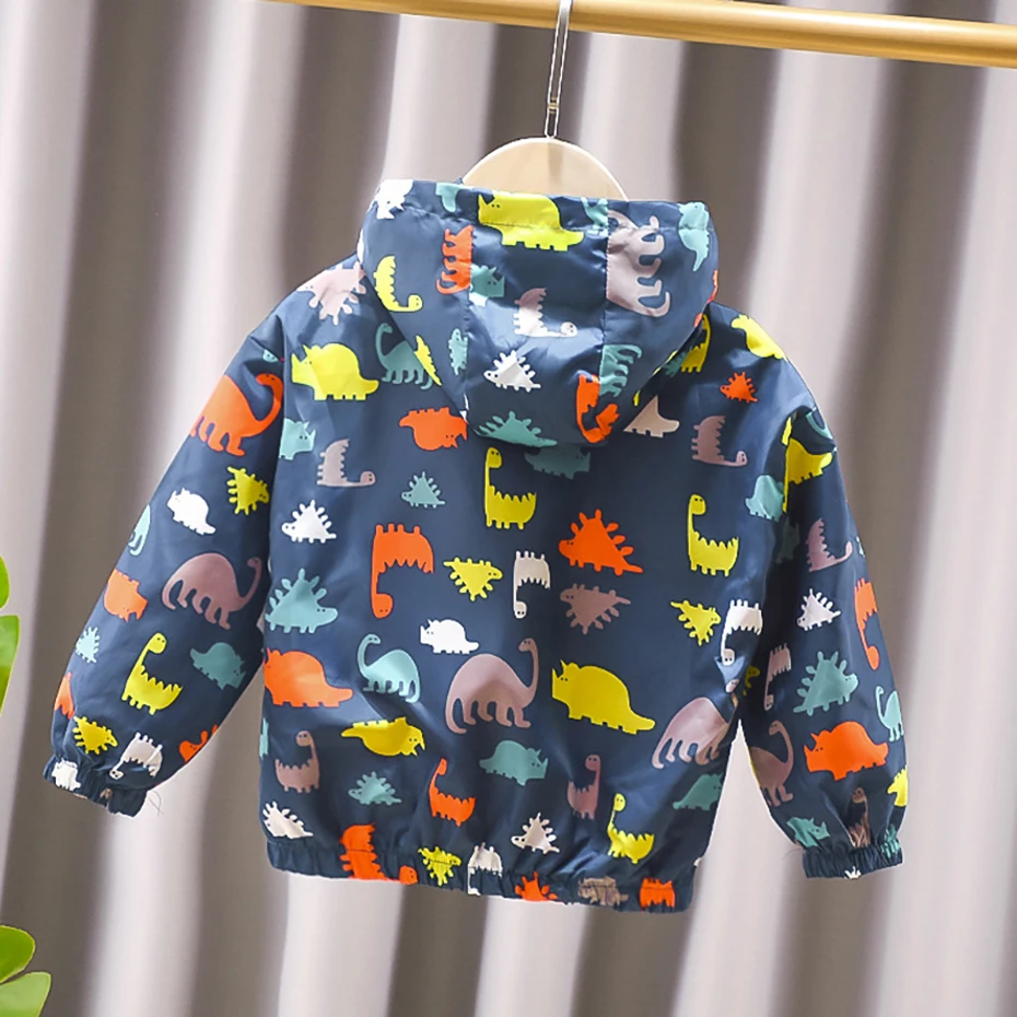 Kids Jackets Dinosaurs Pattern For Boys