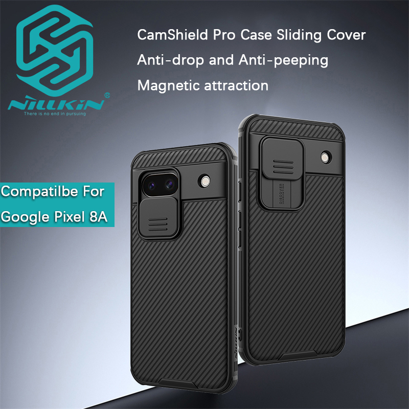 Nillkin For Google Pixel 8 Pro/Pixel 7 Pro/7A/6A CamShield Pro Magnetic Case Lens cover protective phone Case shell TPU+PC