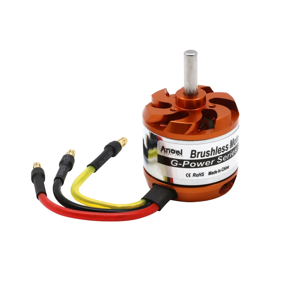 Moteur sans balais D3536 910KV pour drone RC avion, vue arrière