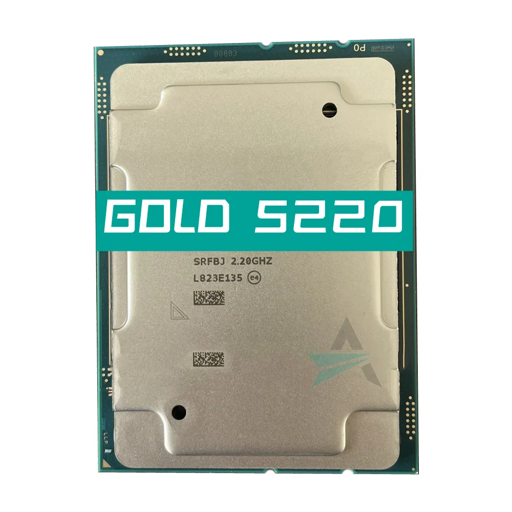 Processador Gold 5220 SRFBJ Gold 5220 24 75M Cache 2 20GHz 18 Cores Processador Gold 5220 SRFBJ Gold 5220 24 75M Cache 2 20GHz 18 Cores